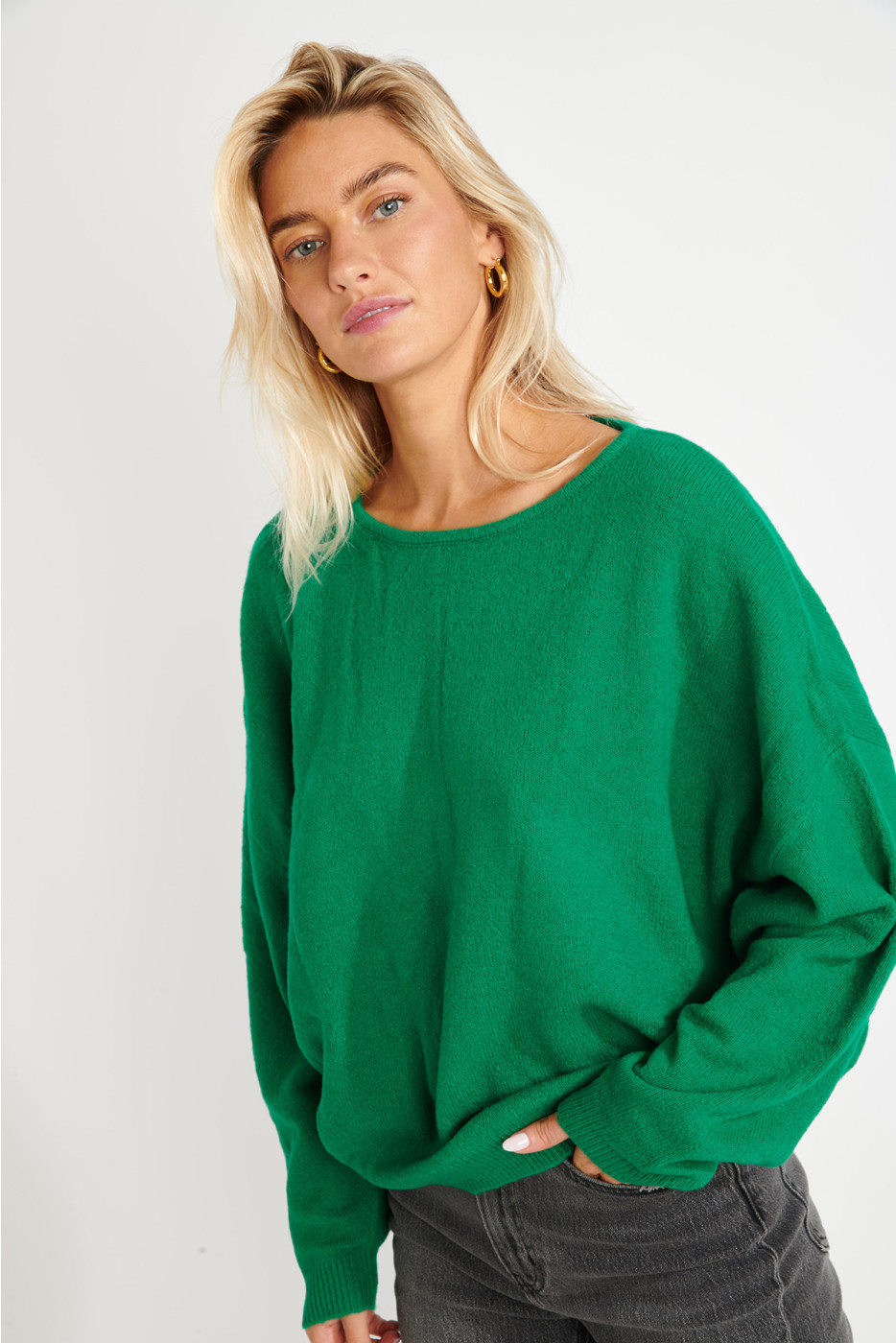 Jersey de lana verde FLOWN FREELANCE - 2