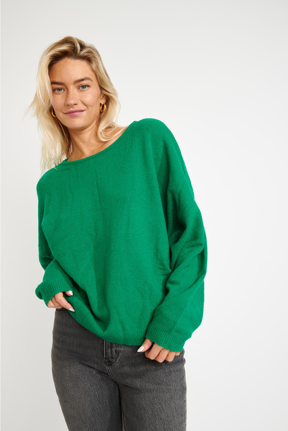 Jersey de lana verde FLOWN FREELANCE - 1