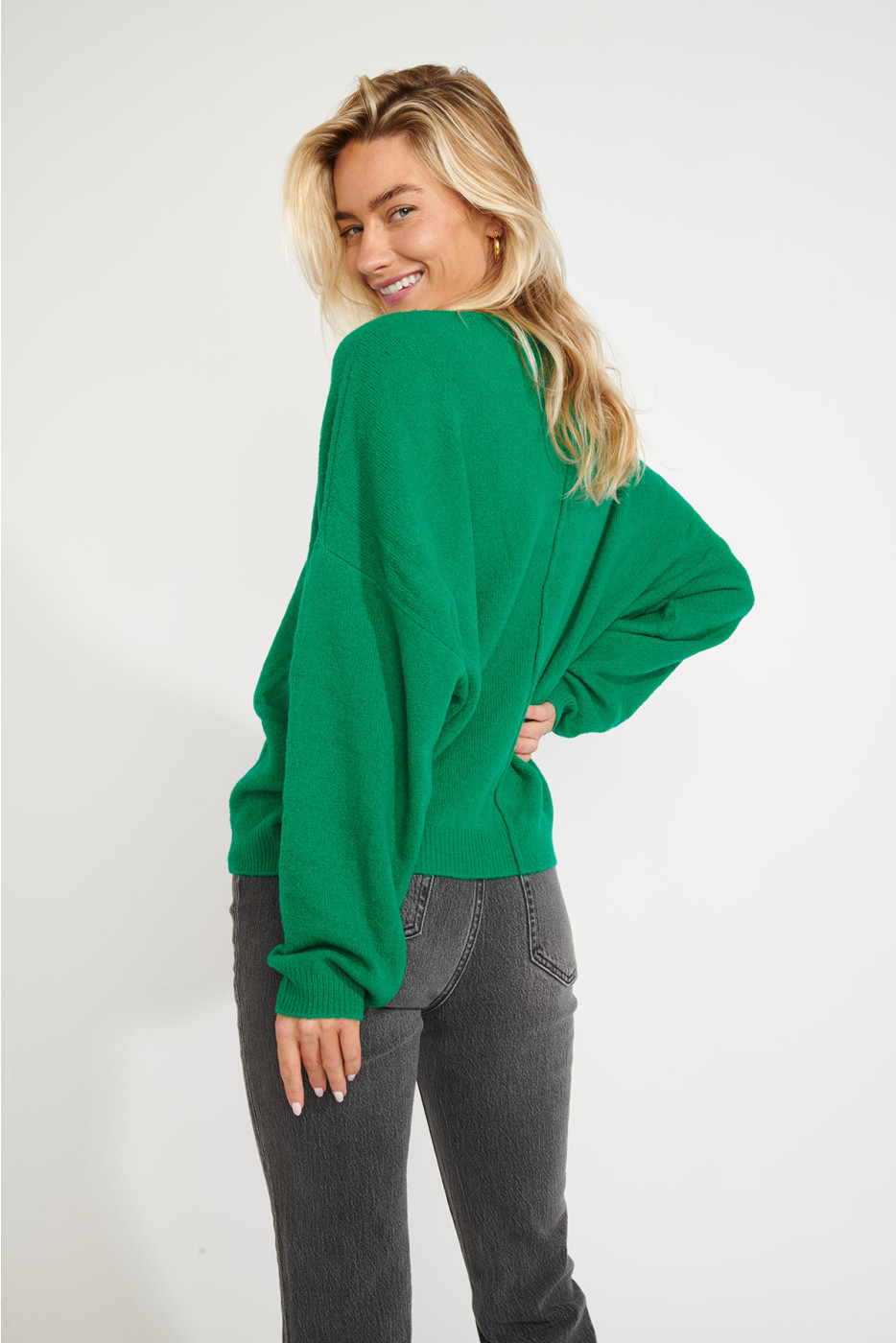 Jersey de lana verde FLOWN FREELANCE - 7