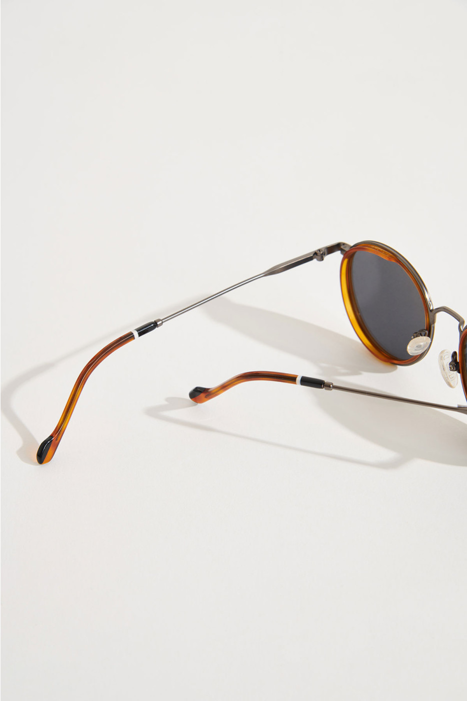 Brown round sunglasses for women LUNETTE BM26504