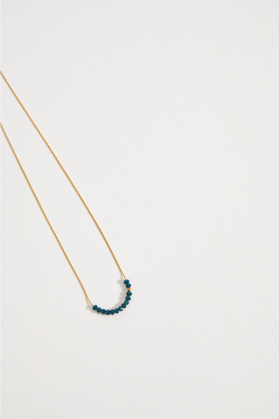 SPRINKLE OF SKY green necklace - 1