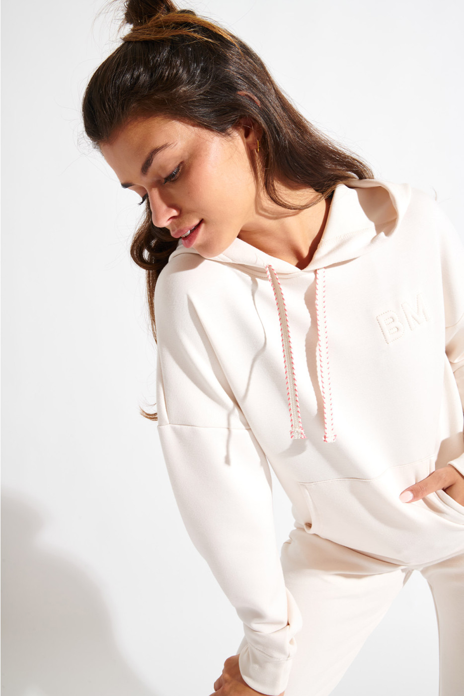 Sudadera crema BROOKS BAYJOY - 5