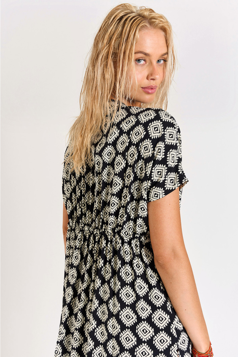 ELVIE SARONG long black kimono - 7