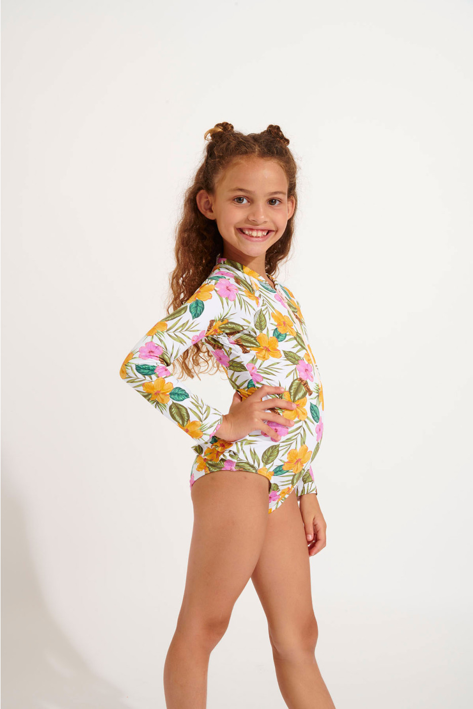 Girls' SPLASHY TORTUGA anti-UV swimsuit