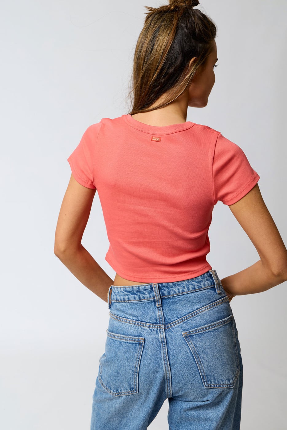 OANA BASICALLY orange t-shirt - 4