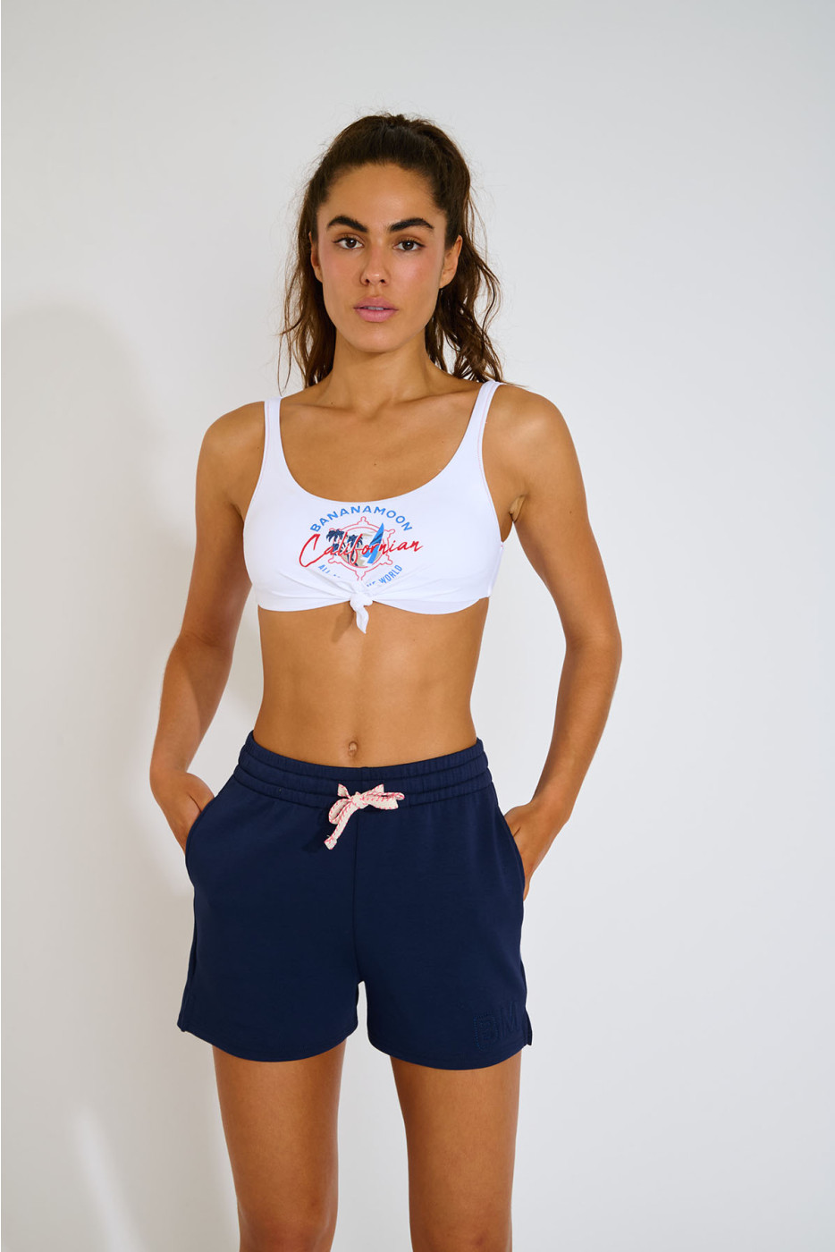RAW BAYJOY marineblauwe jogging short - 3