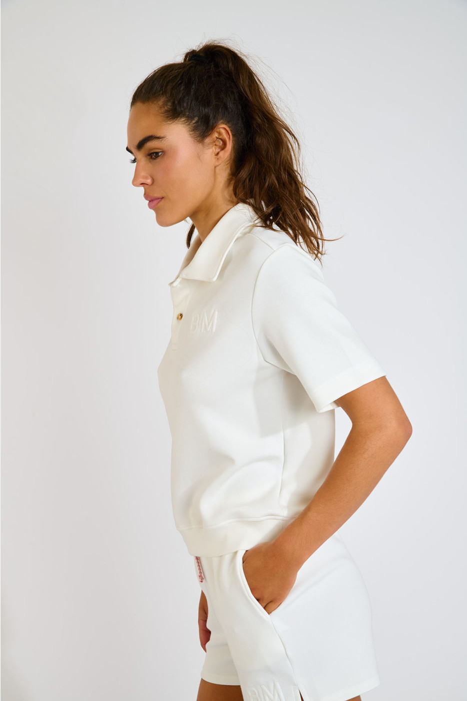 RAW BAYJOY witte jogging short - 4