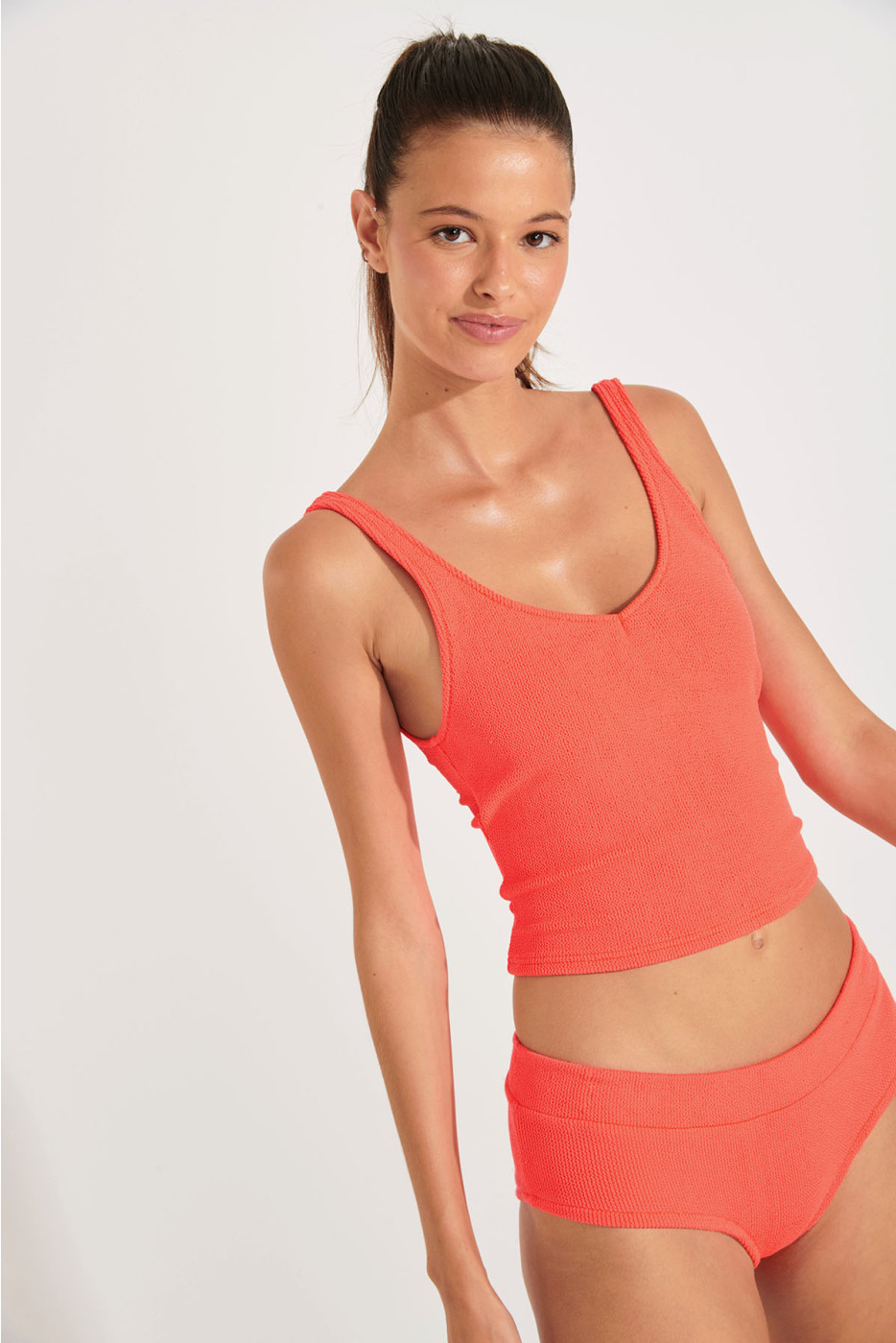 Outfit coral TIAMO & BIA SCRUNCHY - 5