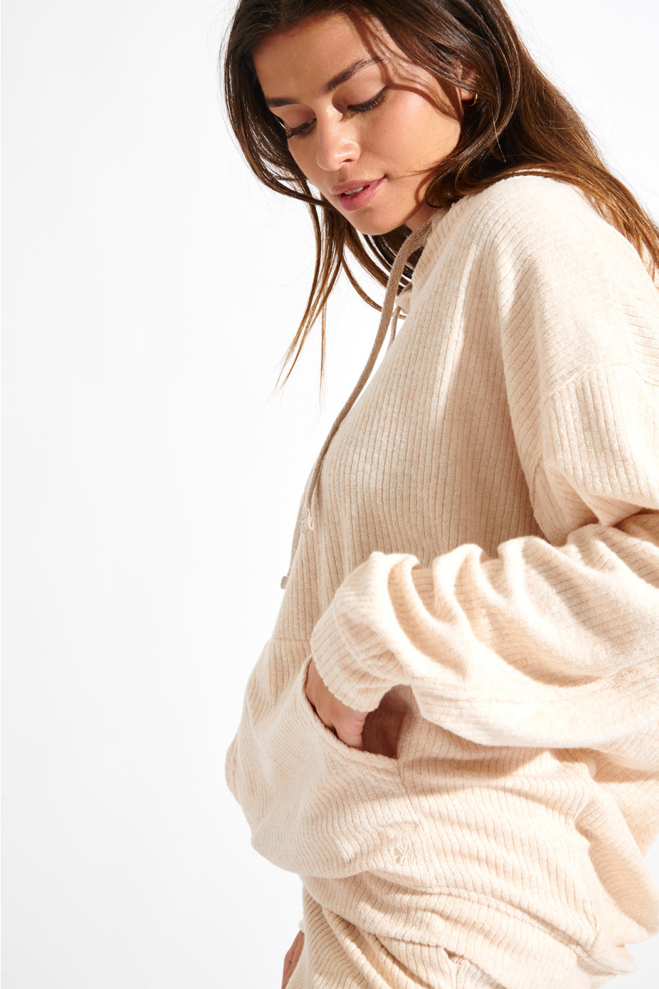 KEYSTONE BRADLEY oversized ecru sweatshirt - 5