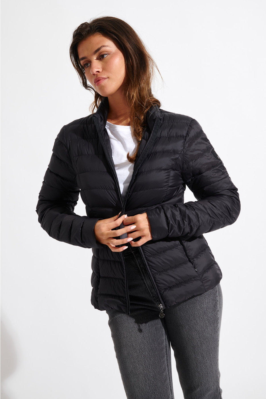 ELS-PI89Z56 BLACK PADDED JACKET