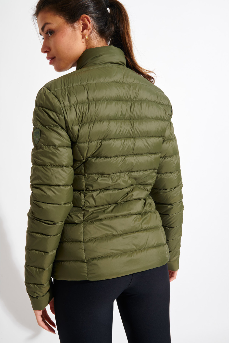 CAMROSE DURHAM women's khaki padded jacket - 2