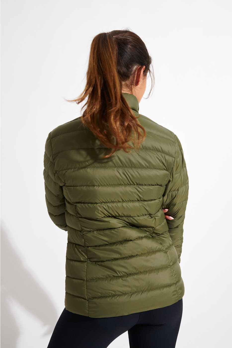 CAMROSE DURHAM women's khaki padded jacket - 11