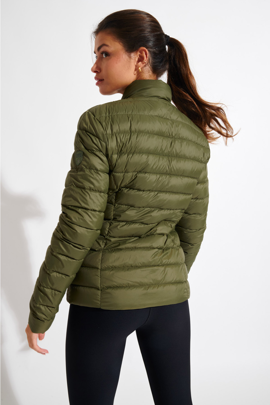 CAMROSE DURHAM women's khaki padded jacket - 12