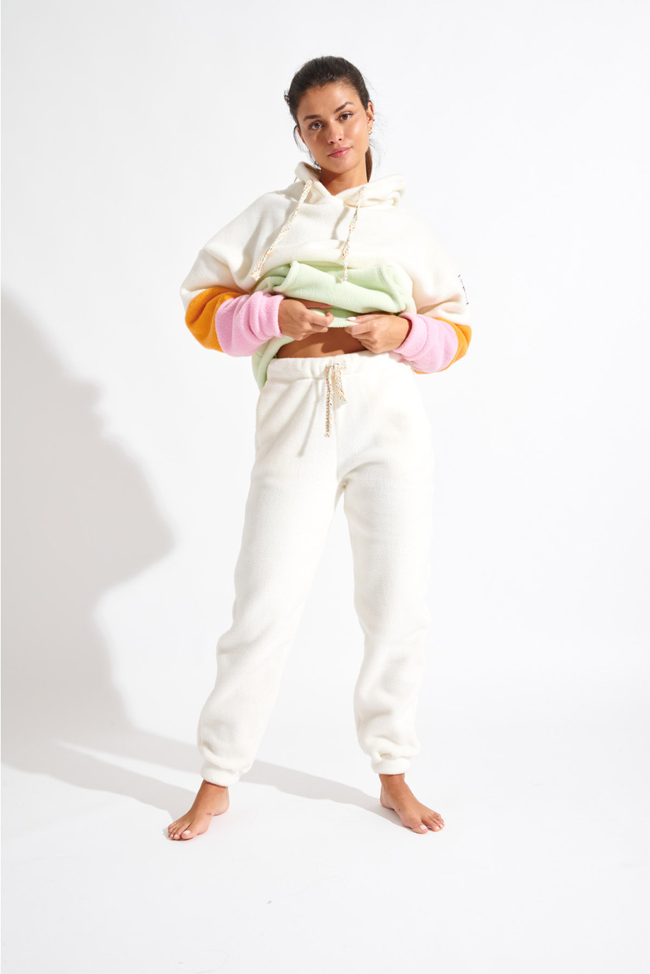 Ecru fleece joggingbroek CHILLIWACK DERYA - 4