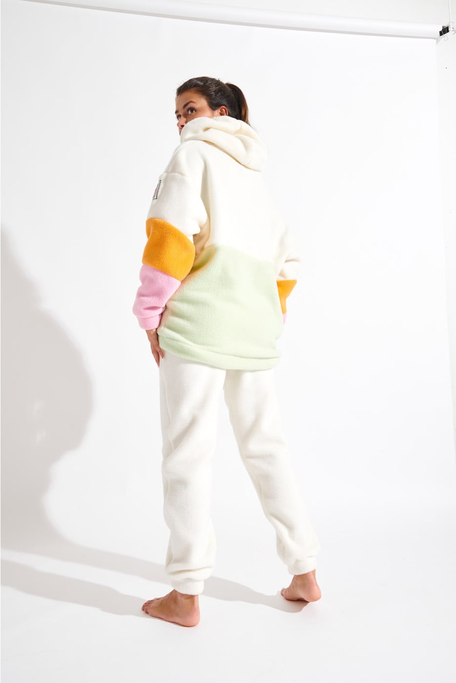 Ecru fleece joggingbroek CHILLIWACK DERYA - 2