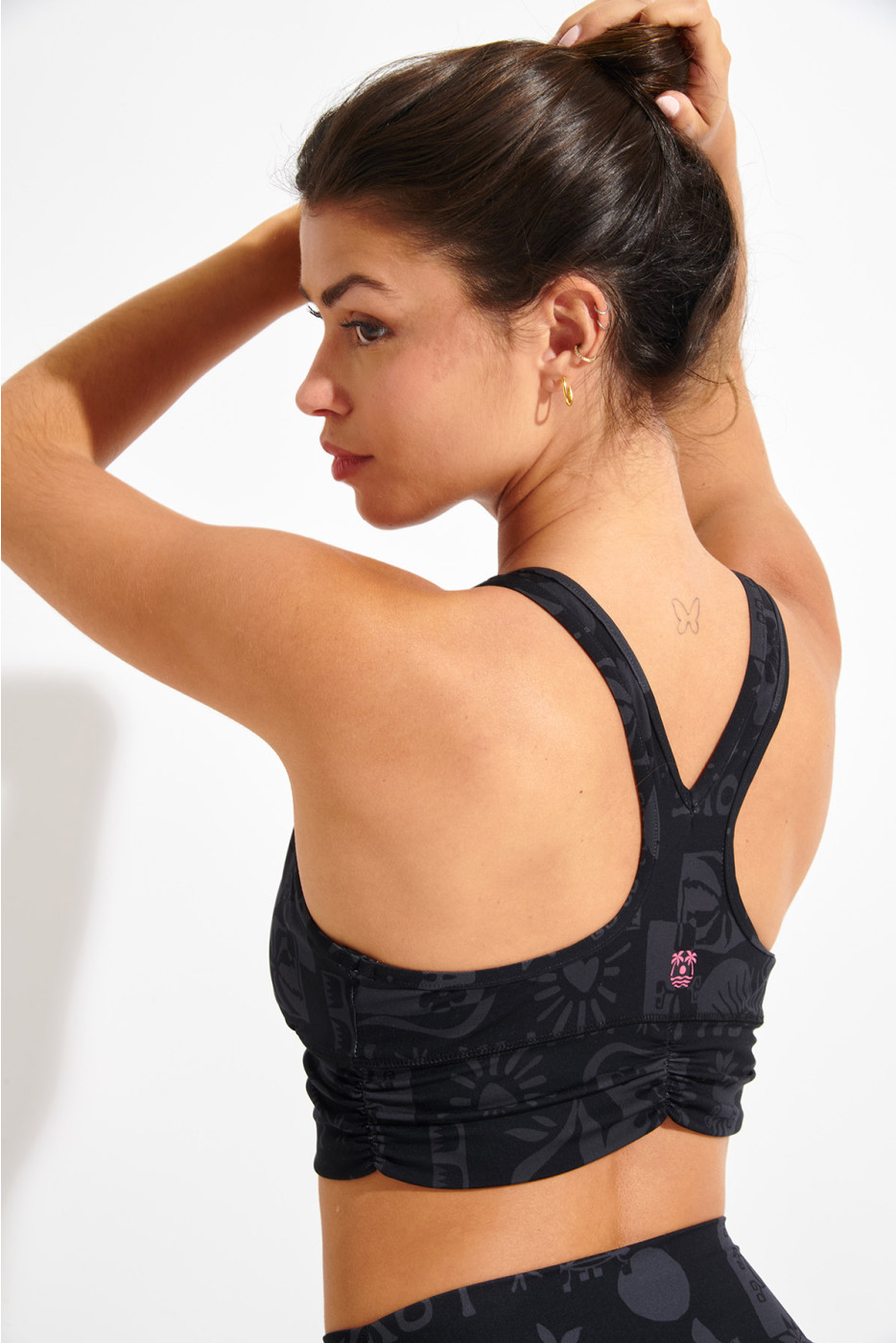 Sujetador deportivo negro WELLZEN FLOW - 1