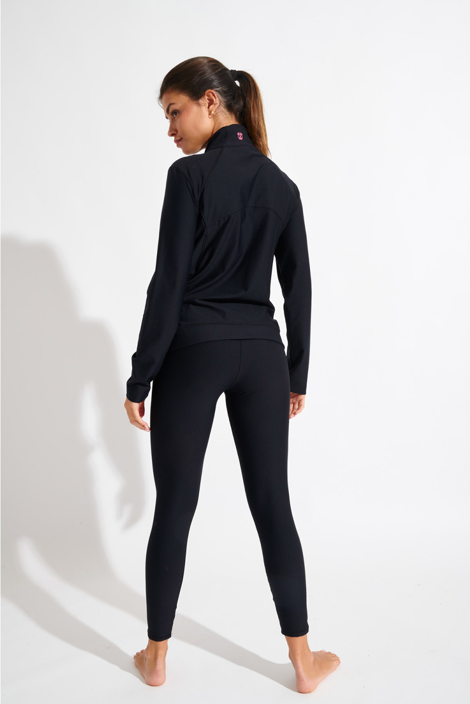 Gilet de sport zippé noir FOCUS WELLBLISS