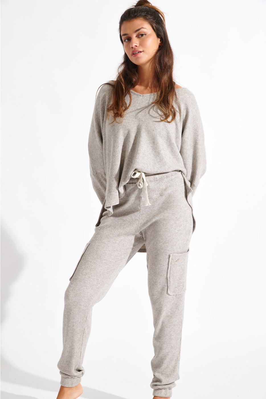 Pantaloni da jogging cargo beige HOWARD PEBBLE - 8