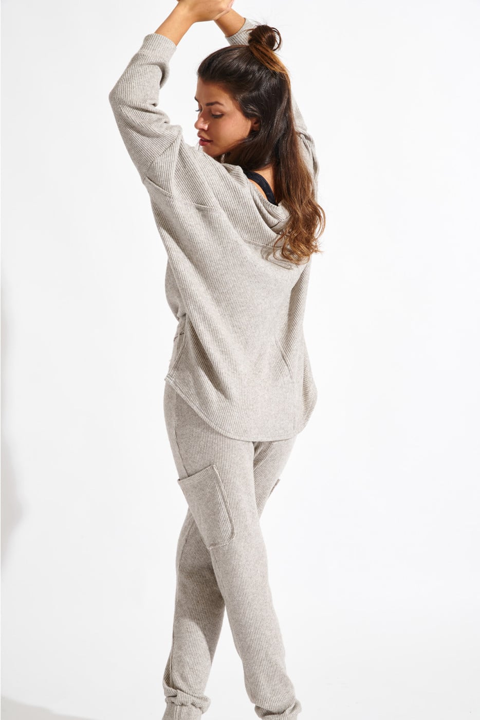 Pantaloni da jogging cargo beige HOWARD PEBBLE - 2