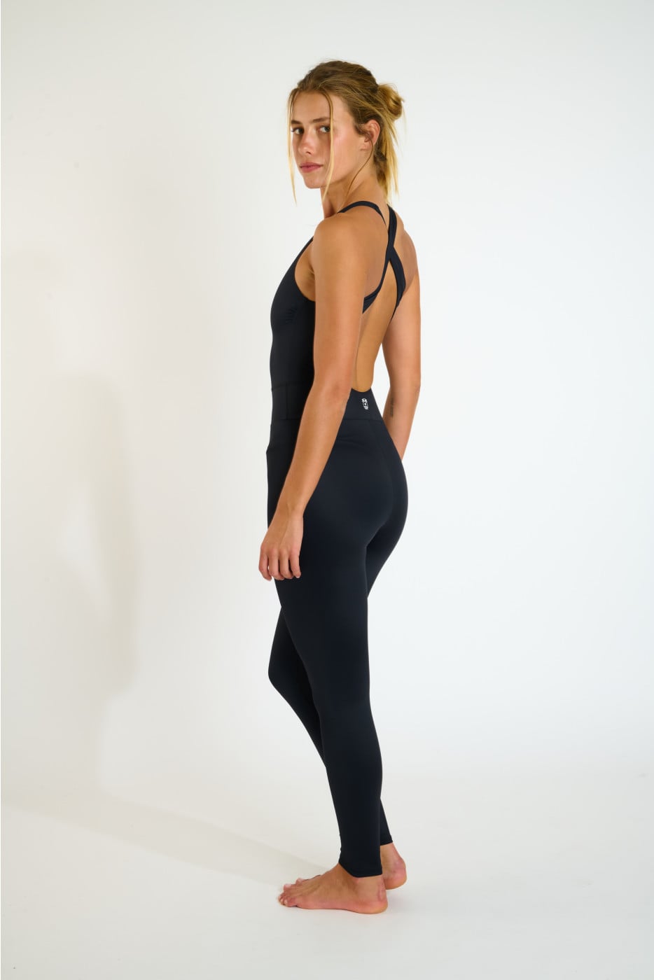 Tuta da yoga prugna WELLNESS POWER - 2