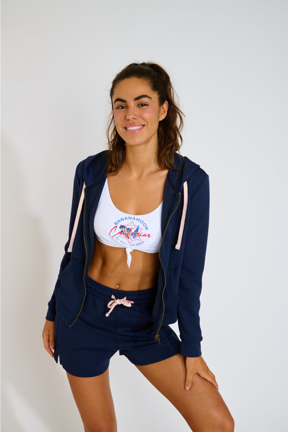 Giacca da jogging blu navy da donna RESCO BAYJOY - 5