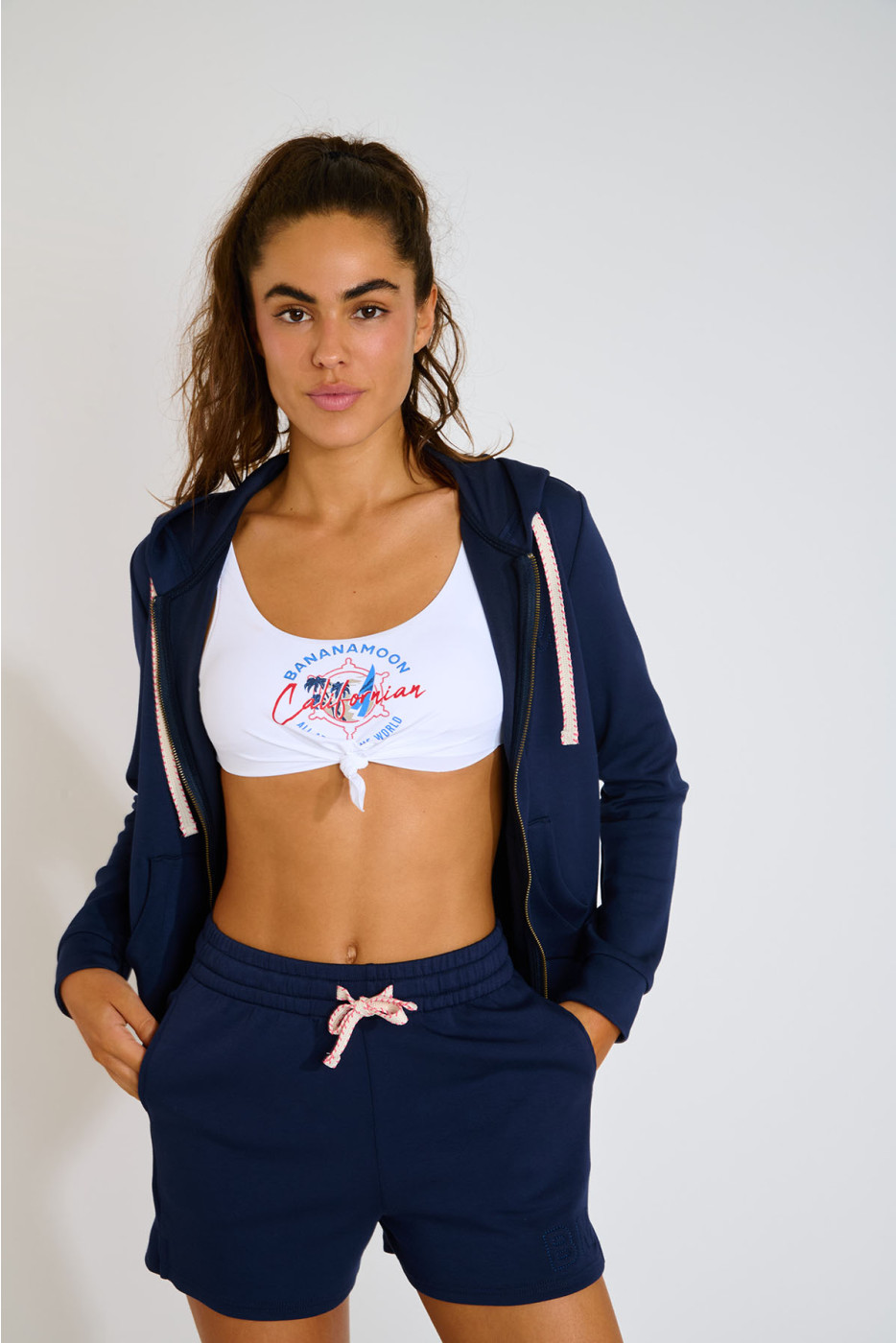 Giacca da jogging blu navy da donna RESCO BAYJOY - 6