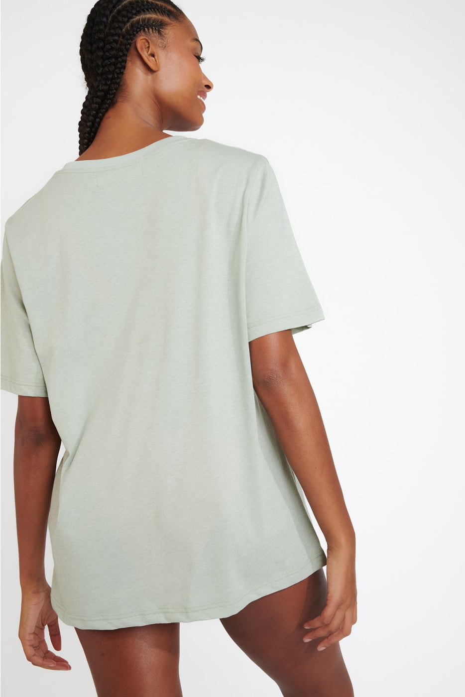 T-shirt color mandorla con stampa ALHOAS SALTEE - 2