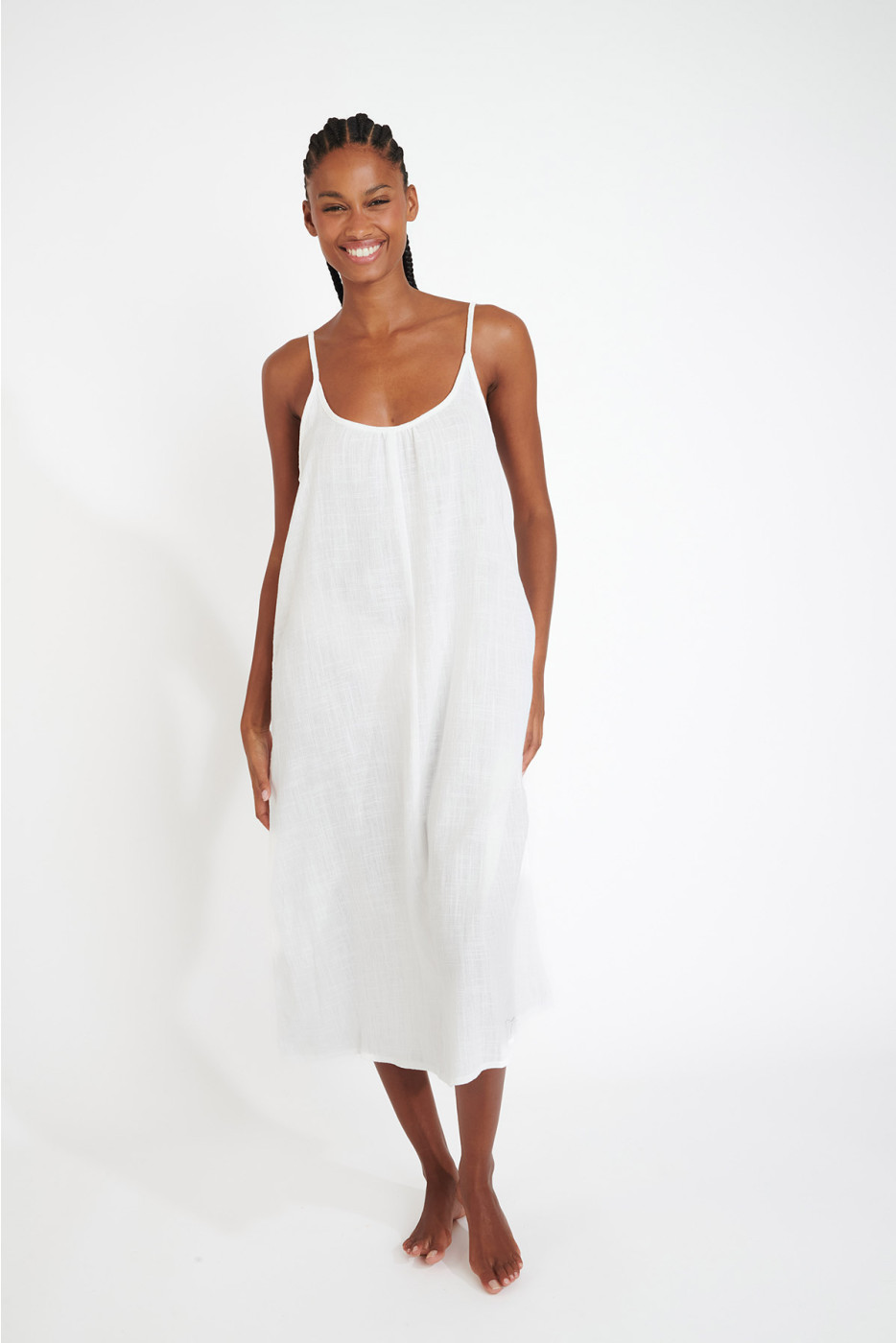Witte maxi-jurk CAPUCINE ALYPSO - 3