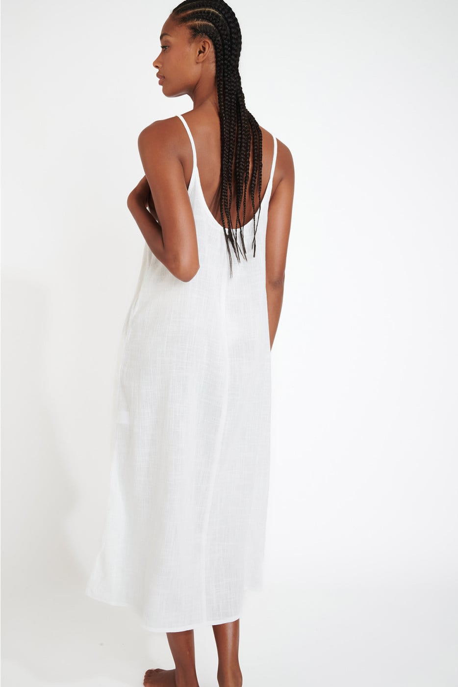 Witte maxi-jurk CAPUCINE ALYPSO - 2