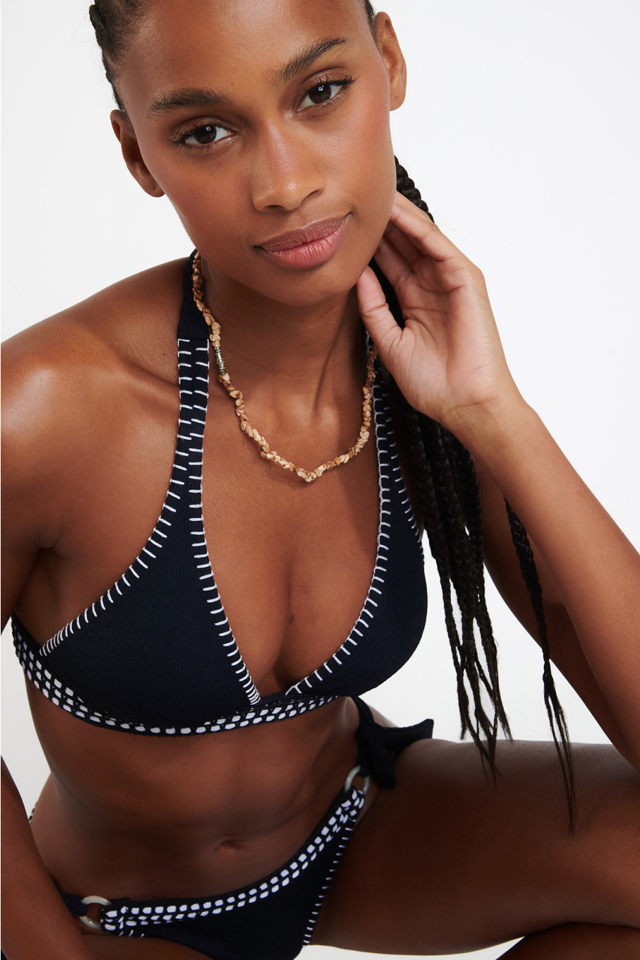 DAMOMADIA MARAN black 2-piece bikini