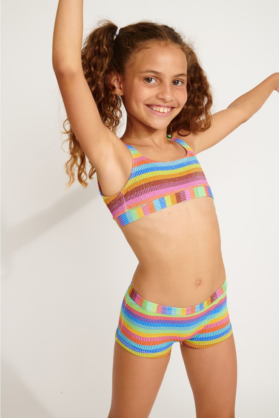 Bikini multicolor para niña M BAMBI LOMARICA