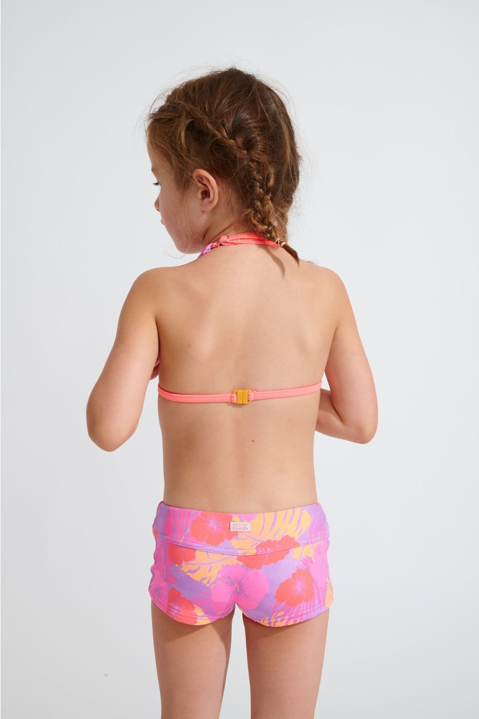 Bikini lila con flores para niña M BEAR TROPICALIA