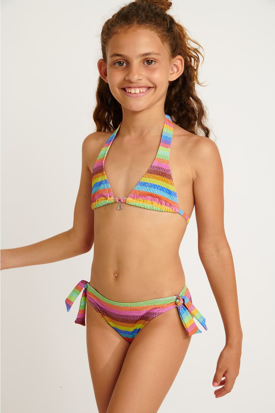 Multicolor 2-delig bikini voor meisjes M PAWN LOMARICA