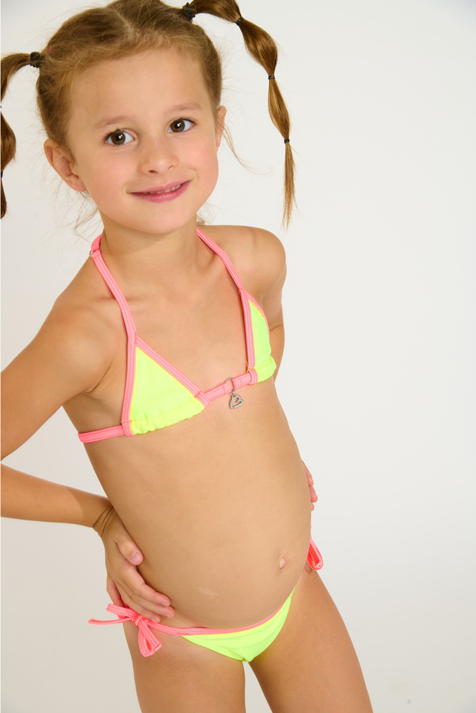 M TOPONE SUNNYLO gele bikini voor meisjes