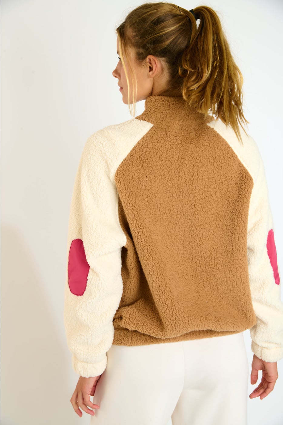 BREW SKIWAX Fleece sweatshirt camel - 2