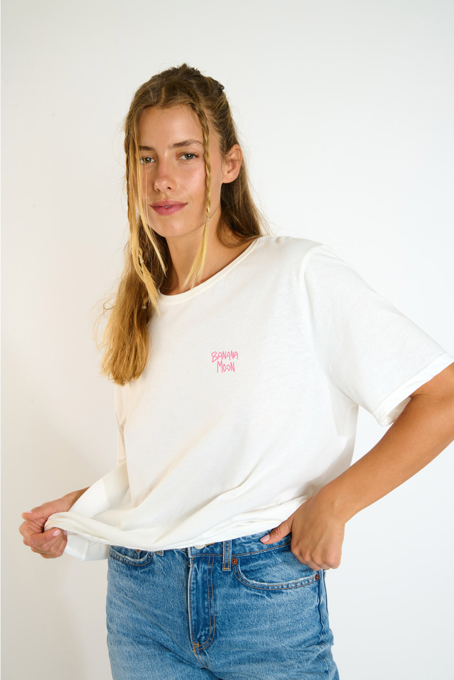 T-shirt a maniche corte écru CRISP URBANA - 6