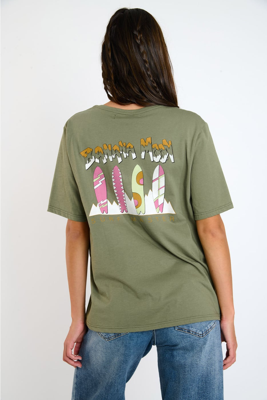 CRISP URBANA Khaki Short Sleeve T-shirt - 2