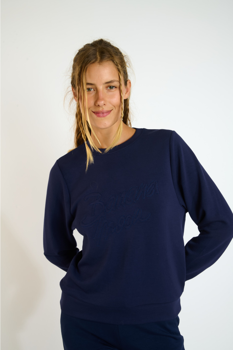 Felpa blu navy ETHAN BAYJOY - 4
