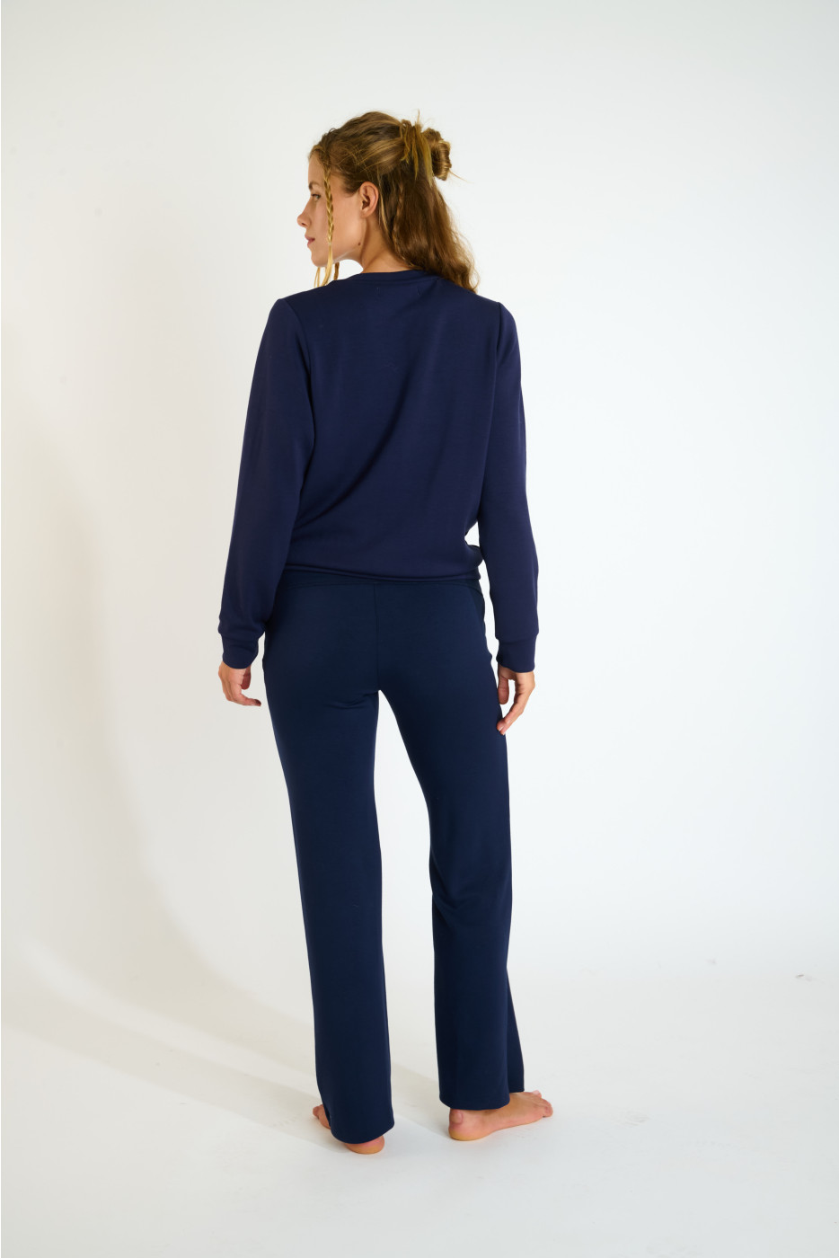 Felpa blu navy ETHAN BAYJOY - 7