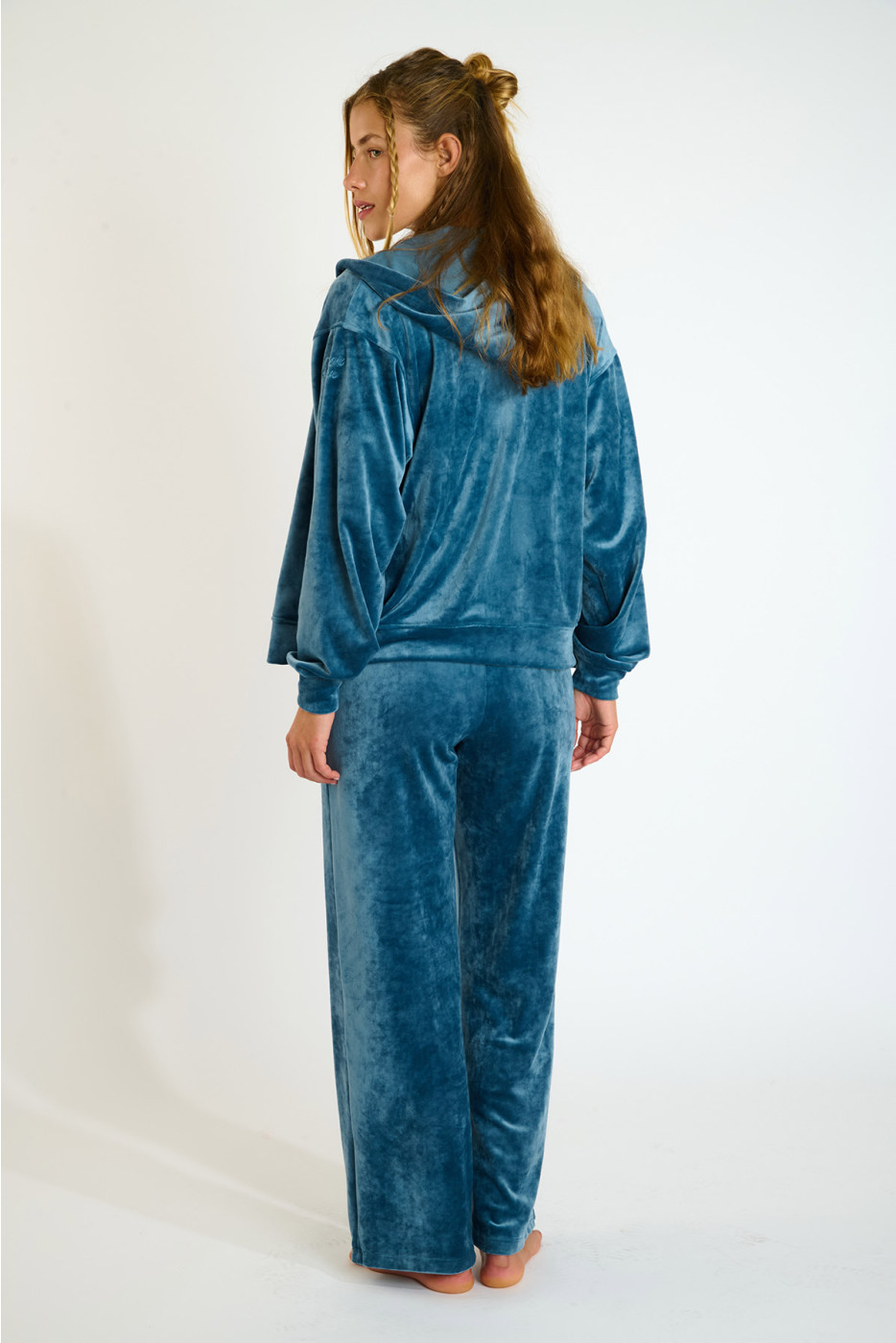 Giacca in velluto blu IVY SEACHIC - 8