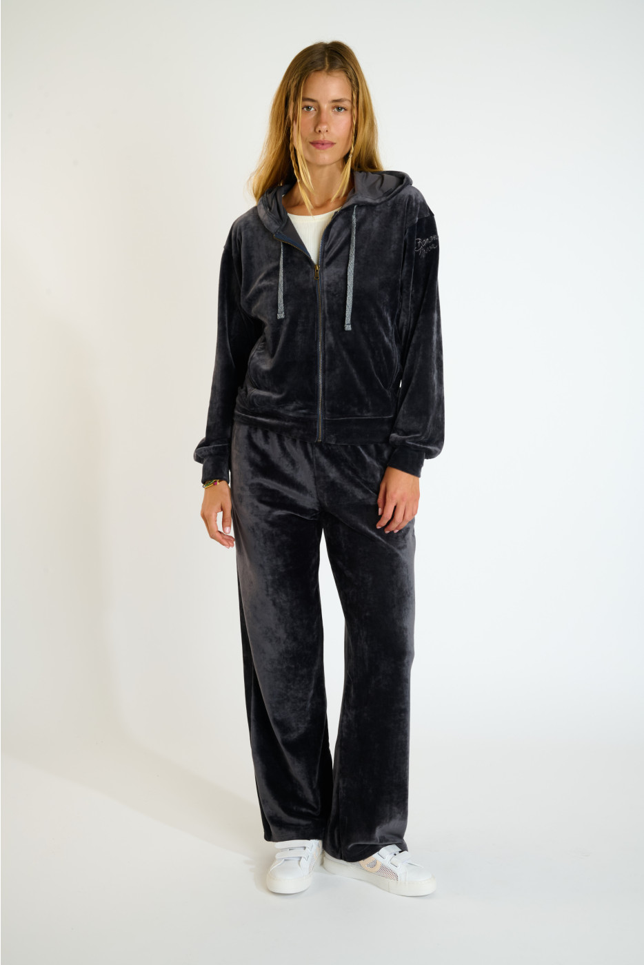 IVY SEACHIC Fluwelen jack grijs - 5