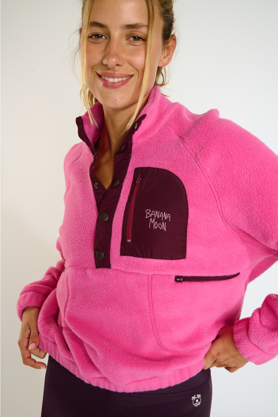 NUZZLE HILLSIDE Fleecejacke fuchsia - 3