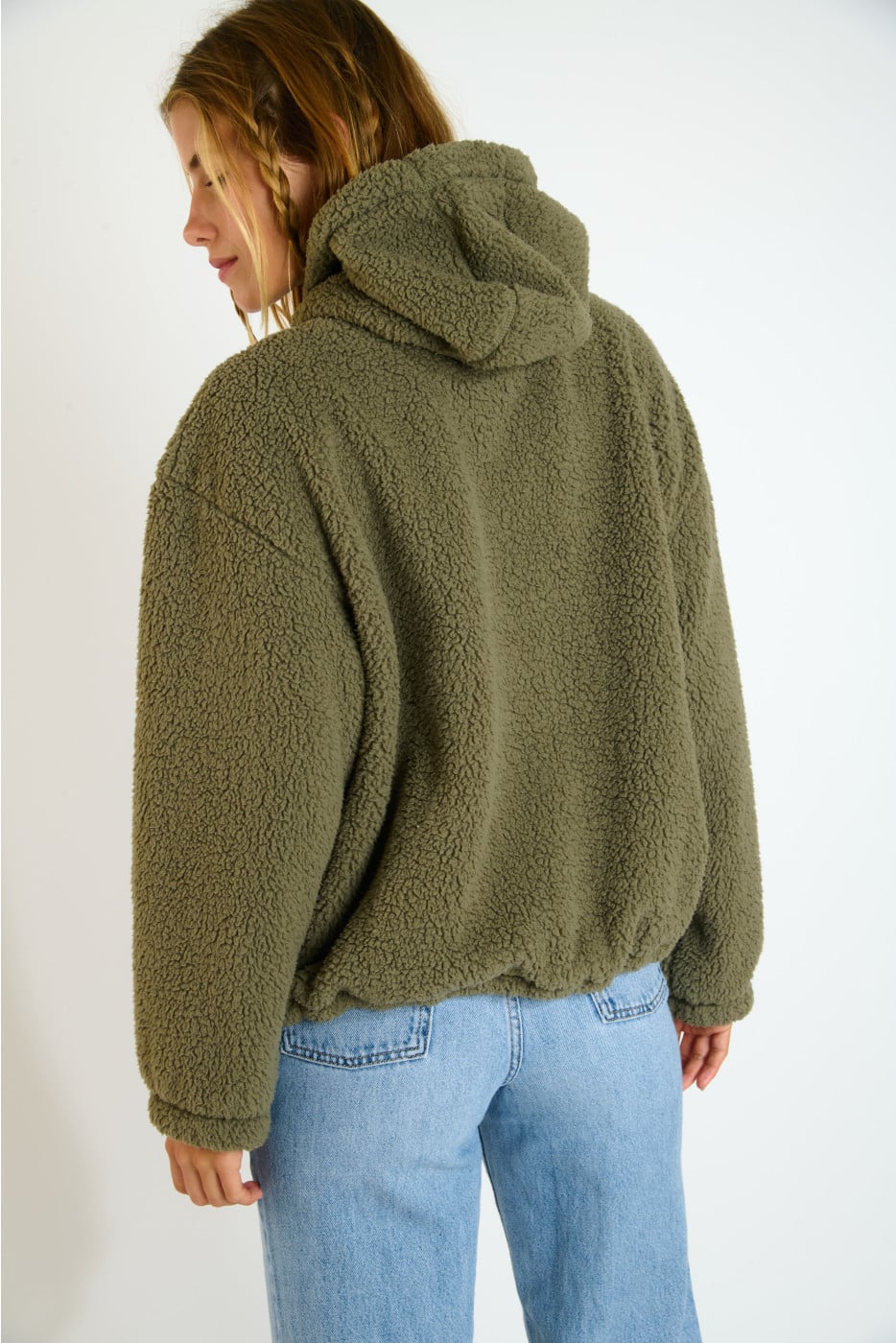 Maglione in pile kaki PEAK IGLOO - 2