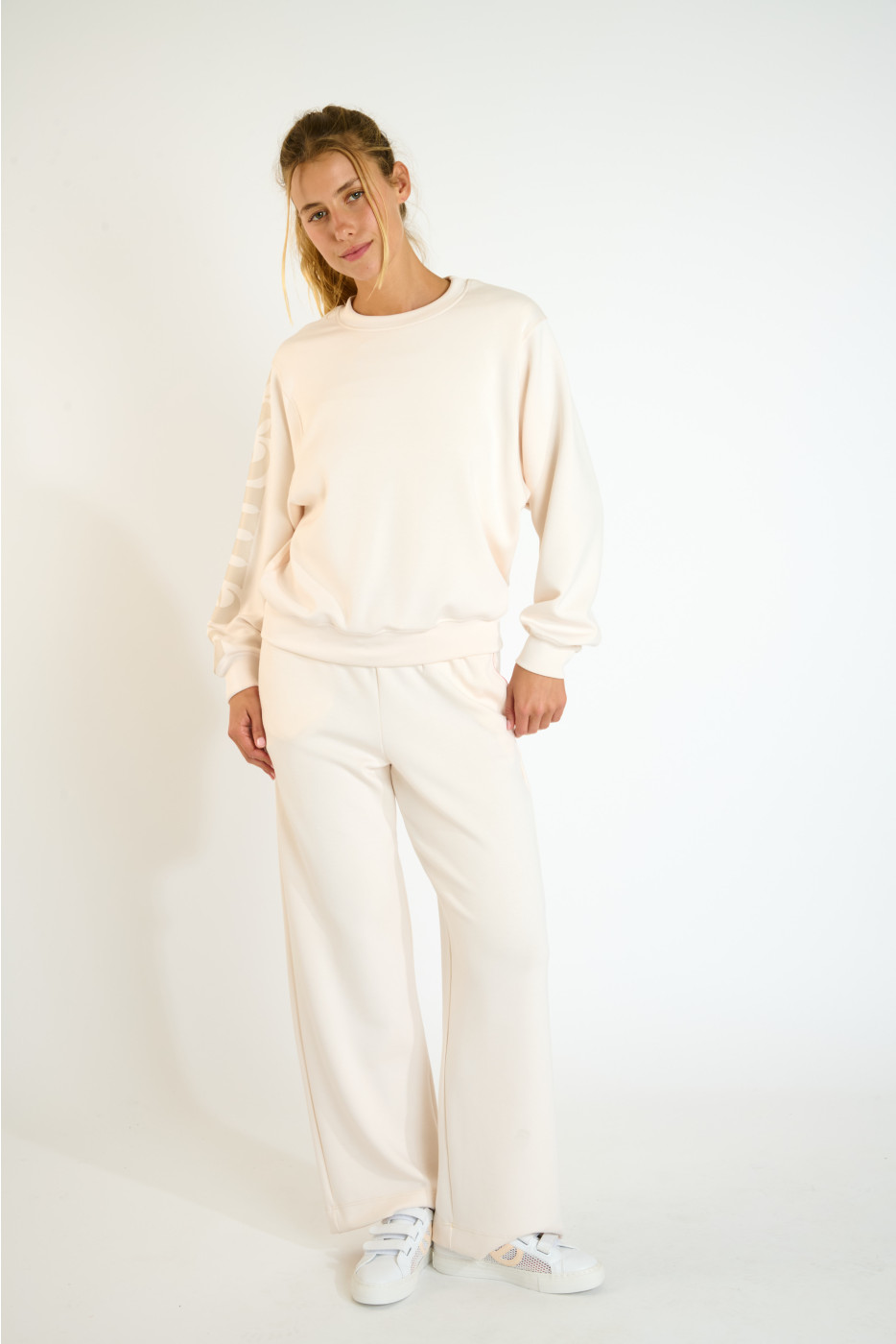 PLANK WELLJOY Rechte joggingsbroek crème - 4