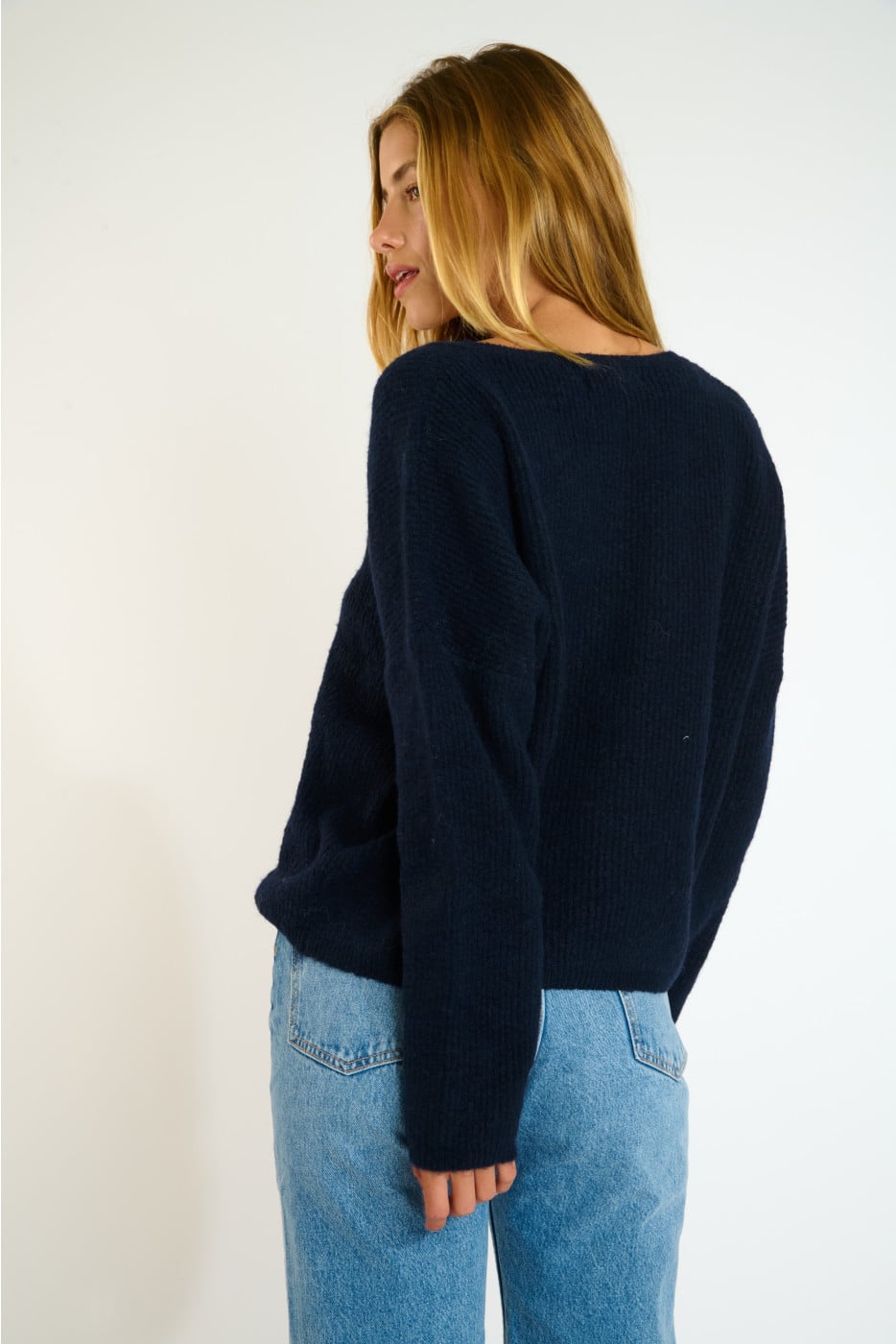 SHIFT DURANGO Marineblauwe Oversized Trui - 2