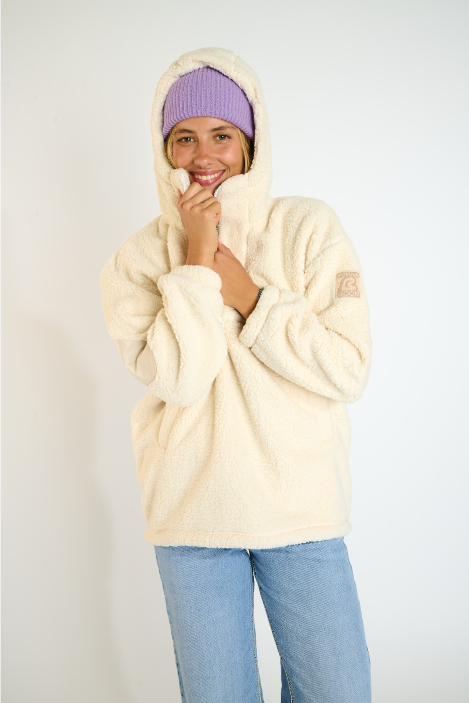 Pile lungo écru SNUGGLE IGLOO - 3