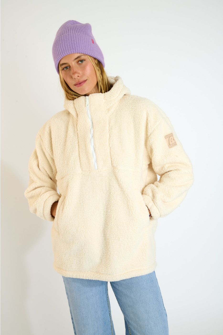 Pile lungo écru SNUGGLE IGLOO - 4