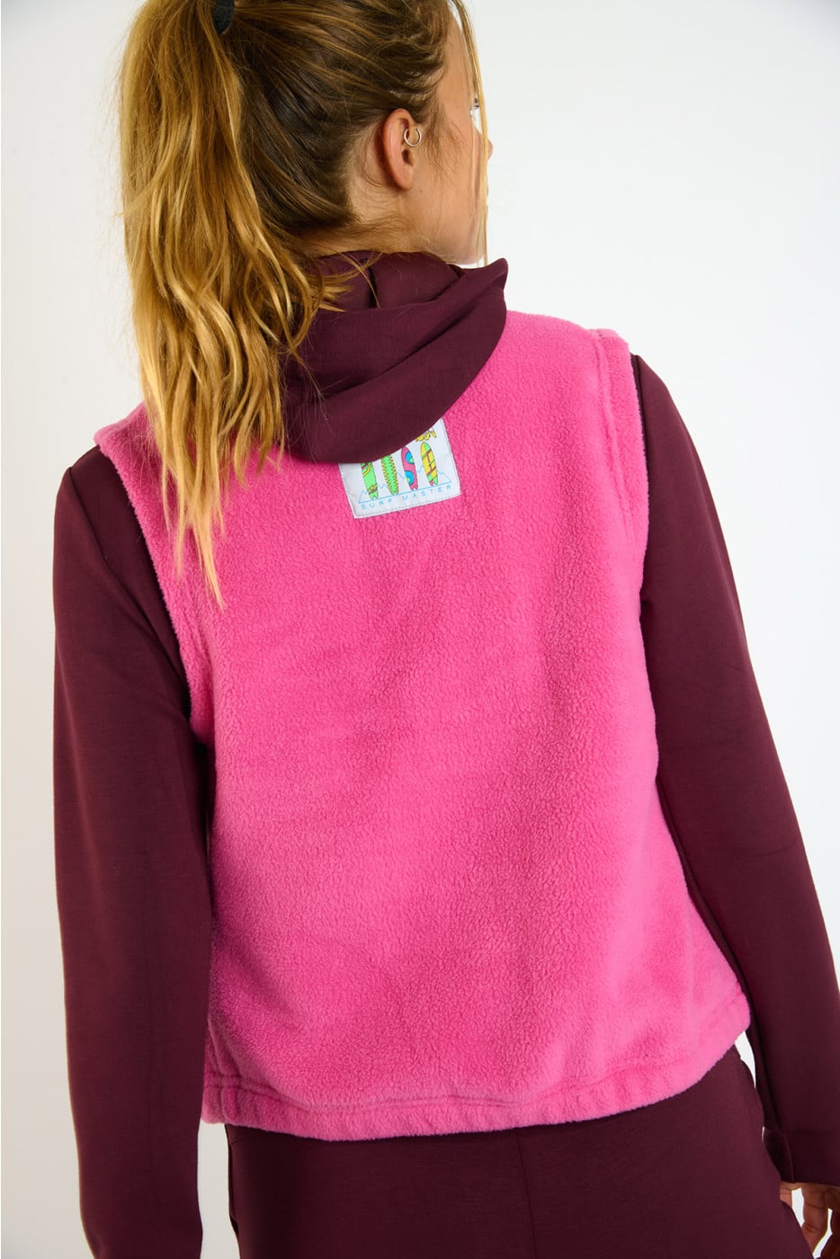 SPRY HILLSIDE Mouwloos fleecejacke fuchsia - 3