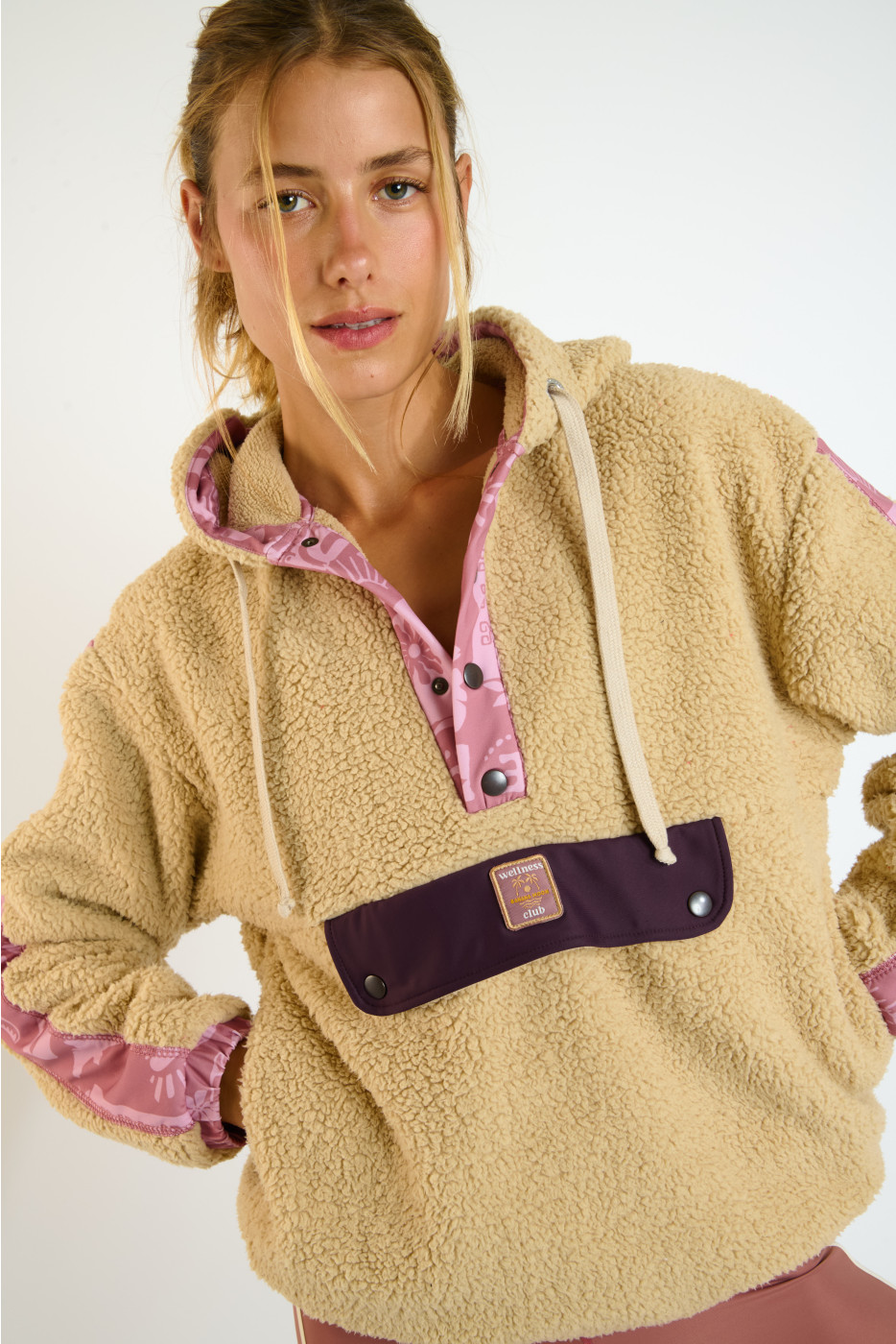 ORTEX WELLWARM Beige Fleece Sweatshirt - 1