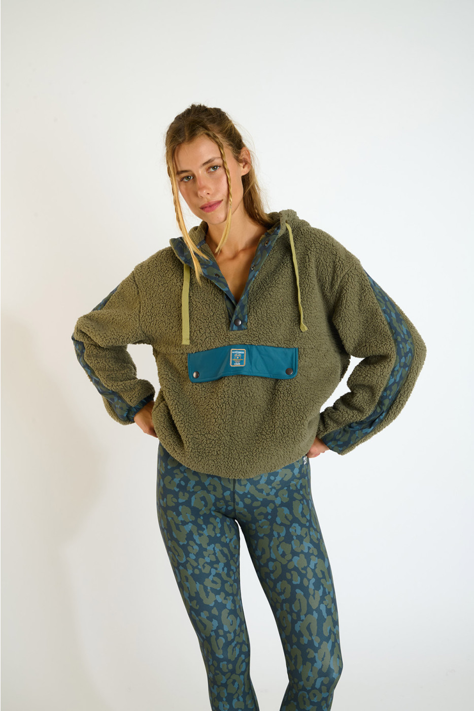 VORTEX WELLWARM Fleece sweatshirt kaki - 2